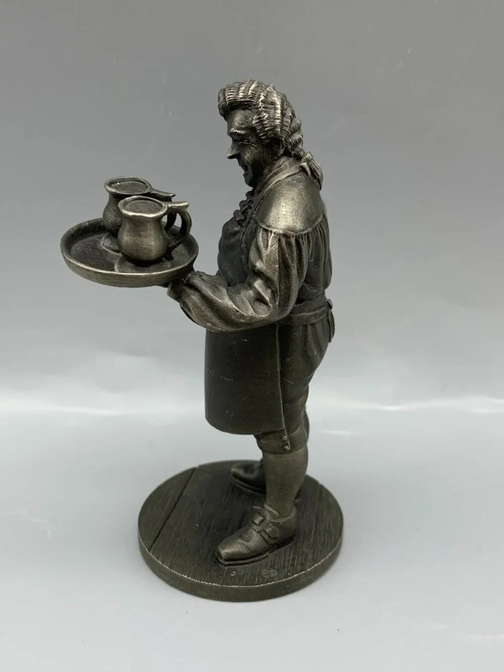 Franklin Mint 1975 Fine Pewter Figurines  The Innkeeper-Shoemaker-Blacksmith